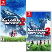 Xenoblade Chronicles 2 + 3 Switch Brand New Game Bundle Special [2017 RPG]