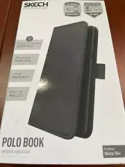 Skech Polo Book Wallet Case for Samsung Galaxy Note 10+ 6.8" (Black)