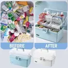 Classification Medicine Storage Box Multi-layer First Aid Container