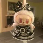 New Clothing POPMART Labubu The Monsters Have A Seat Ruffle Black Bow Dress