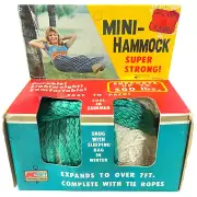 Vintage Mini Hammock Kmart Old Stock Box Super Strong 7Ft Snare Stretcher