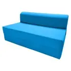 Turquoise Sleeper Chair Folding Foam Beds, Portable Studio Guest Bed 6 x 48x 72