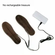 Electric Heated Shoe Insoles Foot Warmer Heater Feet Battery Warm Ski Boot USB
