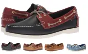 Sebago Docksides Men's NEW Classic 2-Eye Leather Boat Shoes Slip On Casual Shoes