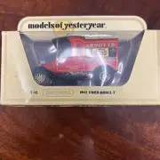 78 Matchbox Models of Yesteryear - 1912 Ford Model T "Arnott's Biscuits" Diecast