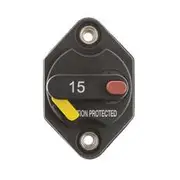 Jaylec 15A Type 3 Circuit Breaker Manual Reset Panel Mount - CB5515B