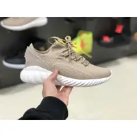 在飛比找蝦皮購物優惠-ADIDAS Tubular Doom Sock 卡其 奶油