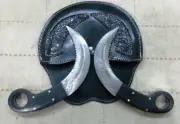 Custom made Damascus "RAID2 Mini Silat" Karambit knife Pair
