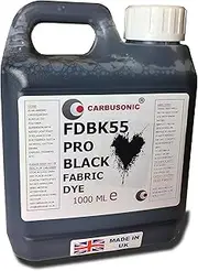 Liquid Fabric Dye Black, Clothes, Denim, Handbags,Spray, Dip, Batik, 1 Litre