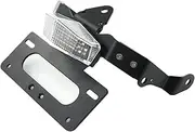 License Registration Plate Holder Compatible with Kawasaki Vulcan S 2015-2024 Vulcan Cafe 2018-2023 Rear Tail Tidy Fender Eliminator(Clear)