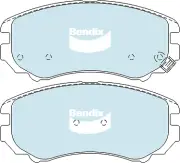 Bendix General CT Front Brake Pad Set for Hyundai Elantra HD 2.0L G4GC Petrol 20 (for: Hyundai)