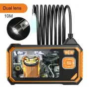 Inskam113-2 8mm 10M Industrial Endoscope Camera 1080P Borescope Dual Lens 4.3"