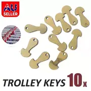 Shopping Master Trolley Key Token Removable Coin Unlocker ALDI Coles Woolworths