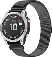 Meliya Compatible with Garmin Fenix 7 Band, 22mm Stainless Steel Metal Watch Band Replacement for Fenix 7 Pro/Fenix 6/Fenix 6 Pro/Fenix 5/Fenix 5 Plus/Forerunner 935/Forerunner 945/Approach S60 Smartwatch