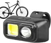 Lights for Bikes Riding at Night - Type-C Rechargeable Bright Waterproof Bicycles Lights | Night Riding Accessories for Indoor Outdoor Work Commuting Travel Survival Camping Fishing Hiking