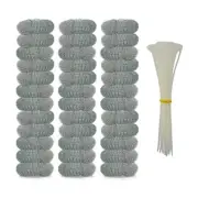 36 Pack Nylon Lint Trap Washing Machine Lint Fabric Mesh Snare Lint Catcher