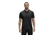 5 x Mens Kinggee Workcool Hyperfreeze Black Short Sleeve Polo Shirt