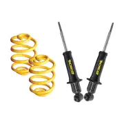 Rear Lowered Monroe Shock Absorbers + King Springs for Holden Commodore VF Sedan