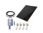 Kings 100W Fixed Solar Panel + 6m Lead +Brackets+ Plus 20A MPPT Solar Regulator