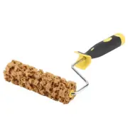 Texture Pattern Paint Roller Brush With Handle Decorate For Wall Painting AOS