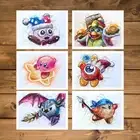 Kirby Ballpoint Pen Print Set, Nintendo Art Posters