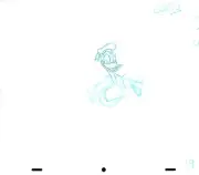 Disney 60's Animation Sketch - Pencil Art - Donald Duck Torso