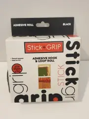 Self Adhesive HOOK & LOOP Roll Fastener Tape Sticky Fastening Tie down 25mm