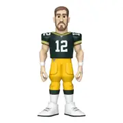 NFL Football Aaron Rodgers Packers Gold Premium Vinyl Action Figure Toy 12in