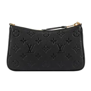 【Louis Vuitton 路易威登】Easy Pouch On Strap 壓紋牛皮二用包(黑色) M80349/平行輸入