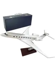 1:100 Gulfstream G650ER Business Private Jet Model Gift Box Packaging 32cm/13''