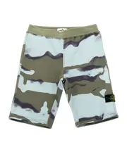 Stone Island Junior Compass Badge Shorts 8Y,12,3,6Y,4Y,14Y,6,12Y,10Y sky color