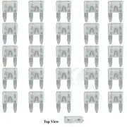 25A Amp 25x Mini Blade Fuse APM ATM Motorcycle Automotive Trip Spade Set Kit