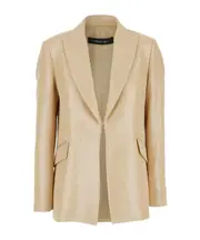 Federica Tosi Sequin Blazer Jacket 44,38,IT44,IT42,40,42 beige