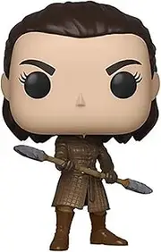 Funko 44819 Game of Thrones Arya with Two Headed Spear Pop Vinyl Figure, Basic, Multicolour 16.0 cm