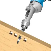 Cast Aluminum Square Hole Drill Bit Adapter for Hand Electric Drills Easy Installation Durable Woodworking Tool with Pre