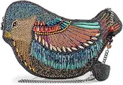 [MARY FRANCES] Lustrous Wings Crossbody Handbag, Multi, Multi