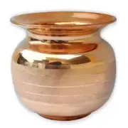 COPPER KALASH POOJA LOTA POT FOR POOJA 300 ml