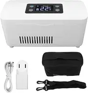 Insulin Refrigerator Portable Small Refrigerator Without Freezer Storage Box Sealed Compact Refrigerator with USB Charging (US Black Plug)(White US Plug)