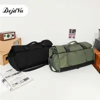 在飛比找蝦皮購物優惠-Hitam Dejavu 旅行包運動包防水行李袋折疊旅行包黑