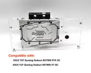 Granzon Full Cover GPU Water Block For ASUS TUF Gaming Radeon RX7900 XTX/XT OC