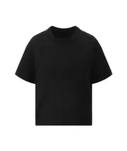 Sacai Short Sleeved Panelled Crewneck T-Shirt 1,3 black