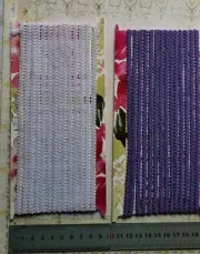 GIMP BRAID 5mm Wide WHITE 5.5 Metres or PURPLE 5.7 Metres - 2 Colour Choice T2AH