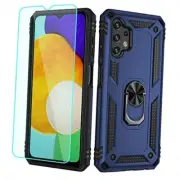for Galaxy A13 LTE 4G Case,(NOT for 5G) with Screen Protector,[Military Blue