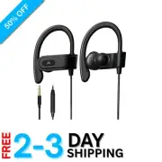 E171 Black Wired Earbuds: Ergonomic In-Line Control & Built-in Mic for Sports