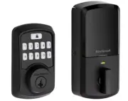 Kwikset 99420-003 Aura Bluetooth Programmable Keypad Door Lock Deadbolt, Black