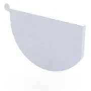 WA NEW Stratco Smoothline Gutter Stop End Zinc/Al