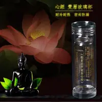 在飛比找Yahoo!奇摩拍賣優惠-【易麗特】心經雙層加厚水晶玻璃瓶(1入)