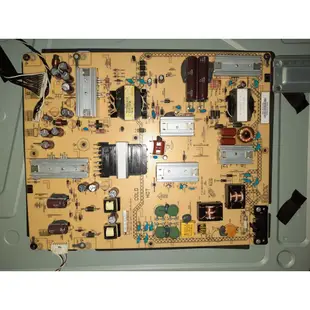汐止JVC 50T 4K液晶電視面板破裂零件機 只剩電源主板