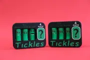 Tickles the Pickles 4-pack Articulating Pickle Fidget Toys - 3D Sensory Toys