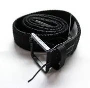 Travis Mathew Men's Voodoo 2.0 Stretch Woven Belt BL1 Black Size 35-27 (Large)